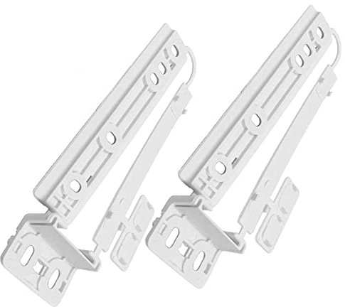 Utiz 2 x Door Slider Kit Fridge Freezer Door Plastic Mounting Slide Bracket Fixing Kit Compatible AEG Hotpoint Zanussi Fridge Freezers Pack of 2