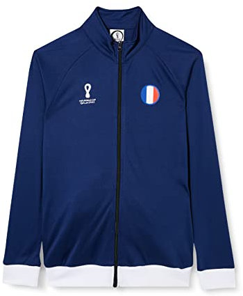 FIFA Jungen Official World Cup 2022 Tracksuit Jacket, Youth, France, Age 8-10 Track, Blue, Small, 8-9