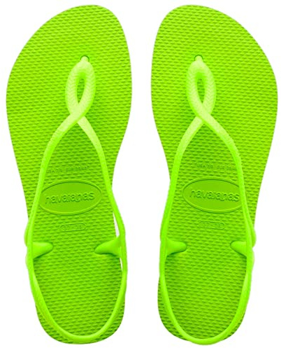 Havaianas - Luna, Sandalias Cómodas, Estilosas y Funcionales, Ajuste Seguro en Tobillo, Tiras Trenzadas y Suela Antideslizante, Mujer