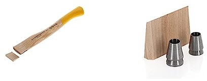 Ochsenkopf Ersatzstiel für Forstbeil & Befestigungssatz, Verkeilung für Äxte, 3-tlg (2x Ringkeil, 1x Holzkeil), Forstwerkzeug, OX E-123-0100