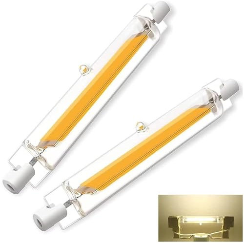 R7S LED 118mm Dimmbar 20W, R7S LED 118mm 20W Lampen Ersatz 200W Halogen Leuchtmittel, LED R7S COB Lampe Naturweiß 4000K 2000LM, Ohne Flackern, AC 220V-240V, 360° Strahlbeleuchtung, 2er Pack