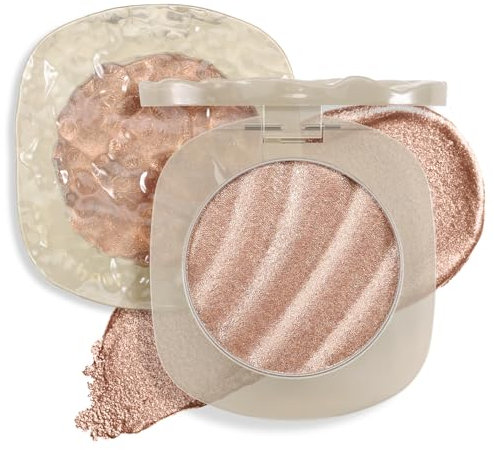 Boobeen Highlighter Makeup Palette, Langanhaltender Glow Schimmer Illuminator Konturenpuder für Gesicht Strahlender Glanz