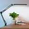 Nottac LED Desk Lamp with Clamp, Swing Arm LED Desk Light for Office, 3 Lighting Modes, 10 Brightness Levels, Adjustable Table Lamp, Timmer & Memory Function Eye-Caring Task Light for Home Office