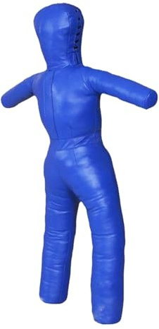 Oshhni Mannequin d'entraînement de de 130 cm de Haut, Vide, Facile à Transporter, équipement d'entraînement de karaté Robuste, Mannequin de, Bleu