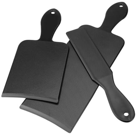 Alipis Planche à Pagaie Accessoires Professionnels pour Teinture Capillaire 3 Pièces en ABS Léger Poignée Ergonomique pour Coloration et Mèches Cheveux
