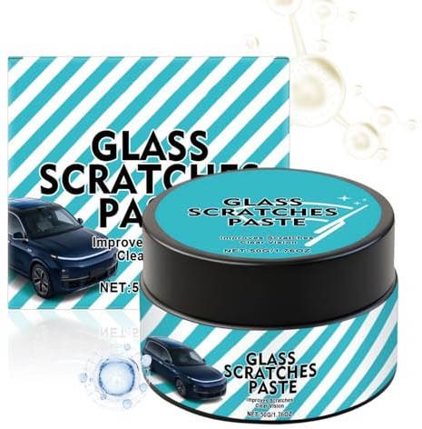 Crema para eliminar remolinos, removedor de rayones en ventanas, función de pulido con abrasivo fino, pasta de reparación automotriz para pintura, compuesto para automóviles con textura, cuidado