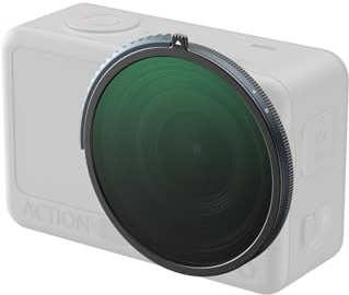 SMALLRIG 2-i-1 CPL/VND 3-5 Filter för DJI Osmo Action 6, Justerbar ND8-ND32 & Polarisator, Action 6 Tillbehör för Utomhus- & Actionvideo - 5894