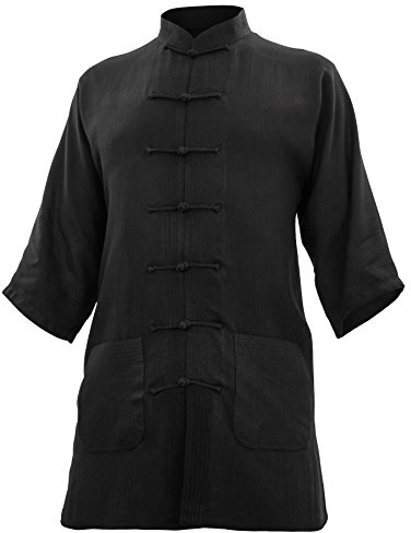 Baumwolle (Leicht) Kung Fu & Tai Chi Shirt Stehkragen Kurzarm - Taiji Anzug