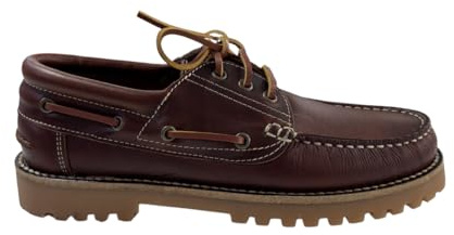 Benavente Chaussures nautiques en cuir classique Camel - Marron - Camel, 47 EU EU