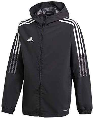 Adidas, Tiro21 TK Jkt Y, Giacca da Allenamento, Nero, 1112, Unisex Bambino