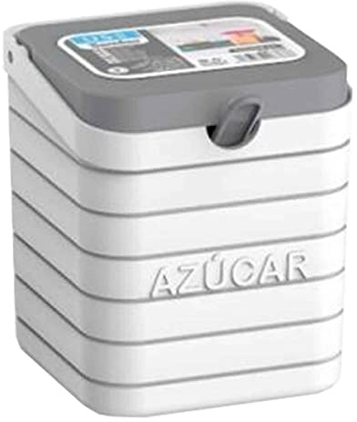 Tradineur Sucrier modèle original en plastique, idéal pour le petit déjeuner du matin, 10,7 x 9,5 x 9,5 cm, couleur aléatoire