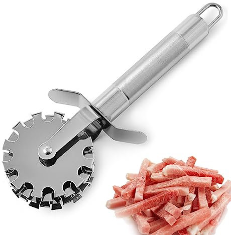 2 Pezzi Pezzo Batticarne in Acciaio Inox Strumento di Cottura Della Carne Tenera Martello Tenero Per Carne Bistecca Tenderizer di Carne a Rotazione per condimento Bistecca, Pollo, Pesce, Maiale