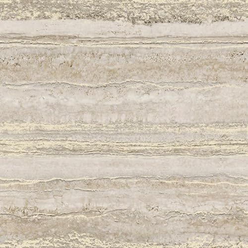 Strata Natural Marble Stone Wallpaper - Modern Contemporary Shimmer Metallic Effect - Trendy Feature Wall