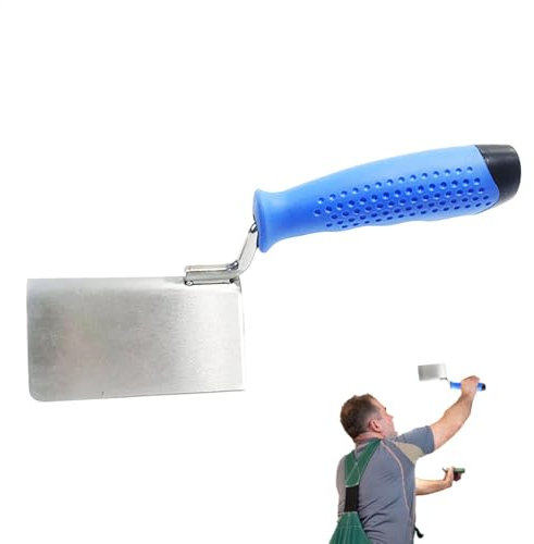 Oldmoom Drywall Corner Trowel | Corner Plaster Trowel Tool for Inside Outside - Corner Finishing External Internal Trowel for Concrete Plastering for Friends, Father