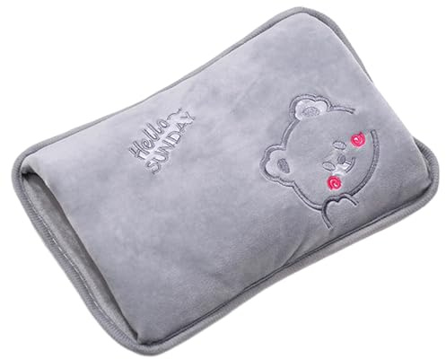 Bolsas De Agua Caliente Eléctrica, Calentador De Manos Recargable Bolsas De Agua Caliente Con Fundas Para Calentar Manos, Cama Y Abdomen