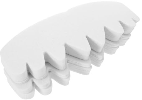 SUPVOX 50 Insertos Moldeadores para Gorras de Béisbol, Forro Interior Absorbente de Sudor de Fieltro Claro de 8 Esquinas, Tamaño Estándar, para Deporte, Viaje y Uso Diario