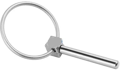Pasadores de seguridad de alta resistencia, Pasador de clavija con anillo, 8 piezas, acero inoxidable 316, 42 mm x 41 , for barco, bicicleta, tractor