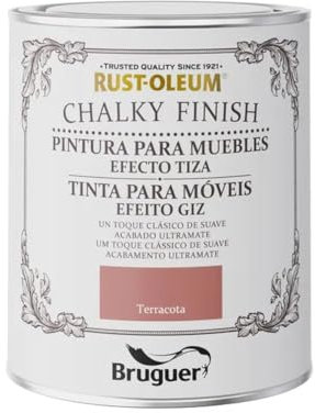 Pintura Bruguer Rust-oleum Chalky Finish 5733893 Muebles Terracota 750 ml