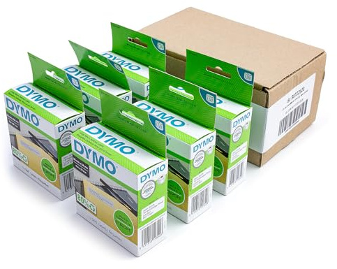 Dymo 11352 Lot de 6 rouleaux de 500 étiquettes autocollantes permanentes pour adresse de retour 25 x 54 mm + stylo cadeau