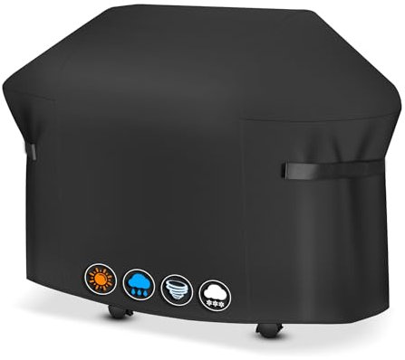 Sonharlar BBQ Covers 190 CM 7109 Large Grill Barbecue Cover for Weber Summit 600 series Grill Heavy Duty & Waterproof, PU Coating Cover for Monument, Brinkmann Dyna-glo Nexgrill Megamaster