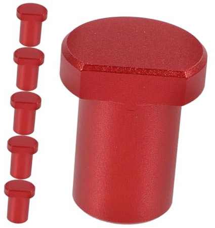 POPETPOP 6pcs Woodworking Bench Stopper Aluminum Alloy Planing Plug Workbench Stoppers Bench Dogs for Woodworking Workbench Positioning Stops