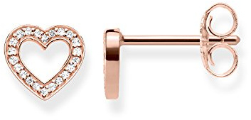 Thomas Sabo Ohrstecker Herzen Groß vergoldetes Silber H1945-416-14