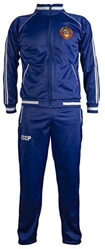 JL Sport Sovjetiska unionen CCCP USSR 1970-talets jacka retro fotboll träningsdräkt dragkedja jacka män topp och byxor