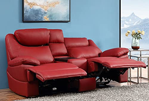 Mapo Möbel Elektrisches Ledersofa Kinosofa mit Bluetooth-Stereo-Lautsprechern und induktivem Laden 3581ee-Cup-2MM-206