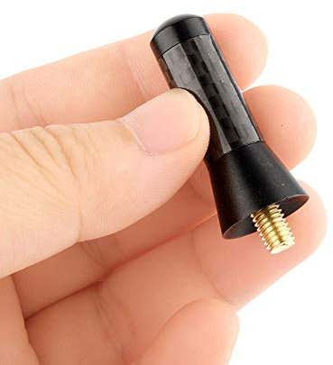 Autoantenne Universal 3,5 cm KFZ Kurzstab Dachantenne, Autoantenne Kurzstabantenne Aluminium Auto Kurze Dekoration Antenne für FM AM Empfang Ersatz Auto Antenne