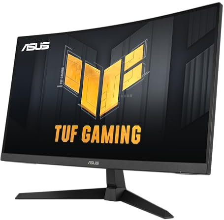 ASUS Moniteur de Jeu TUF Gaming VG27WQ3B – 27 Pouces QHD, incurvé, 180 Hz, ELMB, FreeSync, 1 ms GTG (0,5 ms), 90 purcent DCI-P3, HDR, DisplayWidget Center