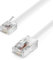 deleyCON 6m Cavo Telefonico RJ11 a RJ45 Cavo Modulare Cavo Piatto da Connettore RJ11 a Connettore di Rete RJ45 Presa Telefonica Modem Router Fax ISDN DSL VDSL Internet Bianco