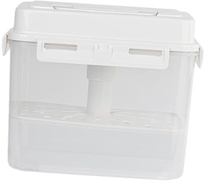 Gralara Contenedor de Kimchi, contenedor de Almacenamiento de Alimentos, Caja de Mantenimiento Fresco, contenedor de conservación para despensa, Tarro de pepinillos de 5 litros