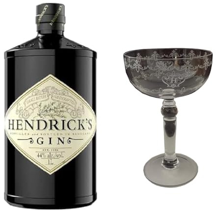 Hendrick´s Gin (1 x 0.7 l) + Hendrick`s Pokal Glas (1x 0.2 l)