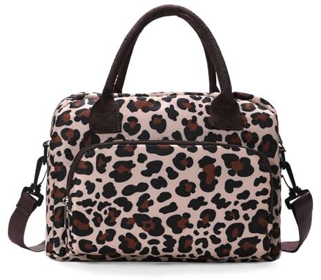 AOTM Lunch Bags for Women, 12L Large Insulated Lunch Box with Adjustable Shoulder Straps, Multi-Pockets Pack Lunch Bag Reusable Picnic Cooler Bag for Girls Adults, Lunch Tote for Work/School/Travel