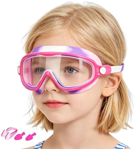 Gafas de natación genéricas para | Impermeables Vista panorámica Impermeables | Gafas de piscina | Niños Niñas Piscina Mar Buceo Entrenamiento Deporte Exterior