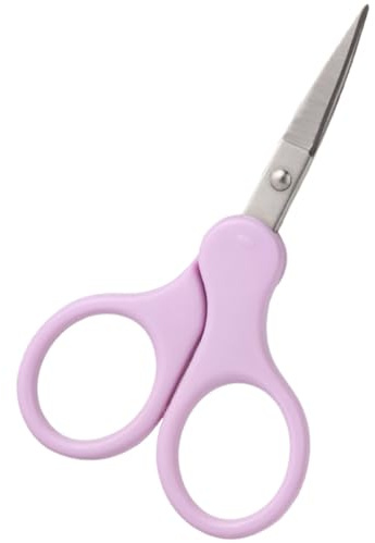 PLAFOPE Forbici per Sopracciglia per Modellare e Rimuovere Peli Fini in Acciaio Inossidabile Leggere e Precise, Piccole Forbici per Donne