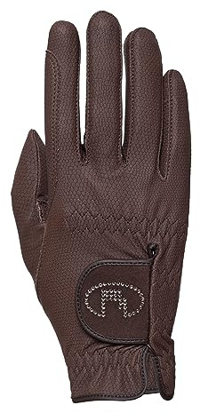 Roeckl Sports Lisboa Gants d'équitation d'été pour Femme Moka 6