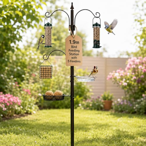 Garden Mile® Bird Feed Seed Hanging Nut Seeds Bird Feeder Suet Fat Balls Outdoor Garden Patio Perfect For Garden Wild Birds Wildlife Food