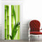 KFEOEA türtapete selbstklebend 3d grüner Bambus TürPoster Fototapete Türfolie Poster Tapete Abnehmbar Wandtapete für Wohnzimmer Küche Schlafzimmer 88X200cm 3D Dekoration Türsticker