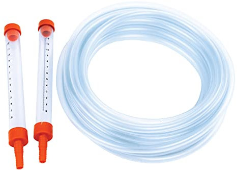 Toolty PVC Water Level Gauge Kit - Hose Spirit Level - 3/8 Inch Diameter - 15m - for Precise Level Measurement of Distant Points - DIY - TLTY-P15