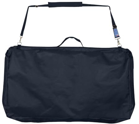 Dura-Tech Supreme Western Saddle Pad Carrier | Color Black | Holds Multiple Pads | Durable 600D Polyester | Breathable Mesh Ends | Adjustable Straps | Expands to 5