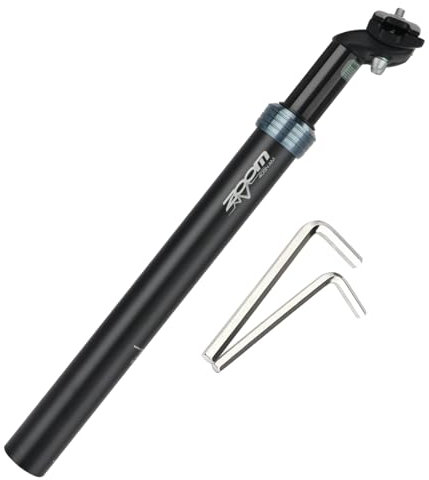 Yongness Fahrrad-Sattelstütze mit Federung, Durchmesser Ø30,9mm, gefederte Sattelstütze aus Aluminiumlegierung, Länge 350 mm gefederte Sattelstütze, Sattelstange, geeignet für MTB, City-Bikes