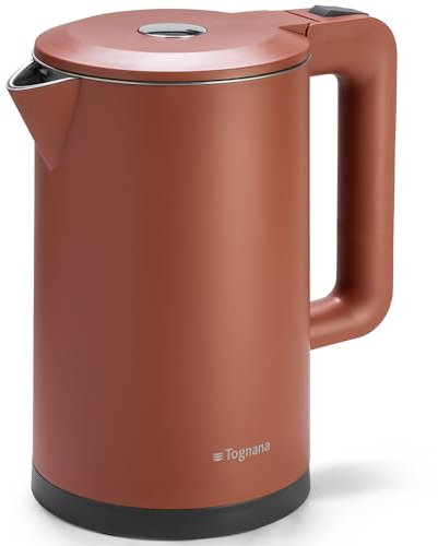 Tognana Iridea, Bollitore Elettrico Cordless 1,7 L, plastica-acciaio inox, rosso