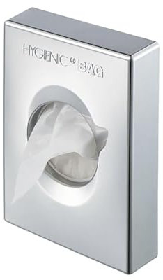 Geesa Hygienebeutel Spender Hotel Halterung Hygienebeutelspender, Chrom