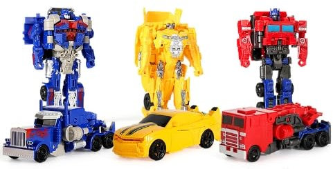 IFHDO Robot Trasformabili,Transformabili Series Giocattolo,2 in 1 Robot Giocattolo, Auto Robots Deformato Trasformatori per Bambini,Giocattoli per Bambini dai 3+ Anni Regali Di Compleanno