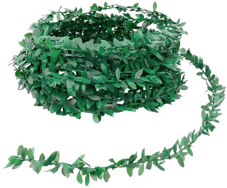 Artificial Ivy Garlands Green Leaves,for Home Garden Accessories Wedding Party Wall Decor,Green 7.5m