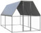 Fasba Outdoor-Hühnerkäfig Hühnerstall Hühnerhaus Geflügelstall Freilaufgehege Kaninchenstall 2x4x2 m Verzinkter Stahl