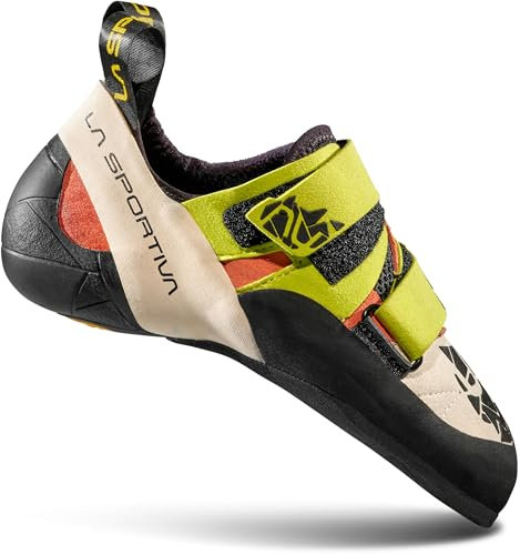 LA SPORTIVA Donna Otaki Scarpe da Arrampicata, Sulphur-Coral, 37