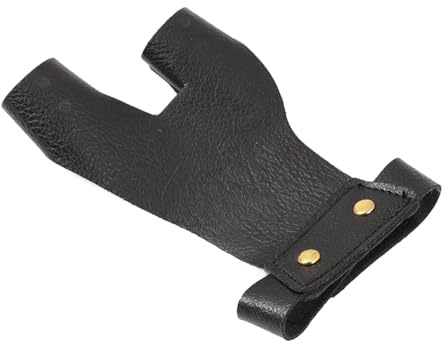 Guante de tiro con arco, 2 dedos, tiro, caza, guantes de cuero, protección para adolescentes, adultos, principiantes, arqueros, guante, tiro, tiro con arco, guante para adultos, caza,