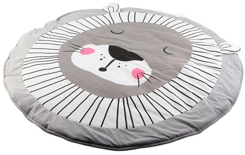 Acouto Cartton, Motivo Animale, Tappetino da Gioco per Bambini in Cotone, Coperta Strisciante, Decorazione per la Stanza Sicuro e o su è Tappetino da Gioco per Bambini, Coperta per Gattonare, da per